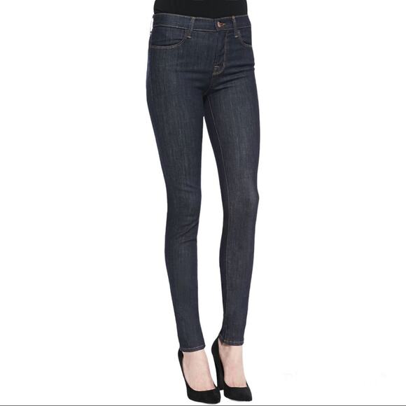 J Brand Jeans Jess Silence High-Rise Stack Skinny Jeans - Picture 1 of 11